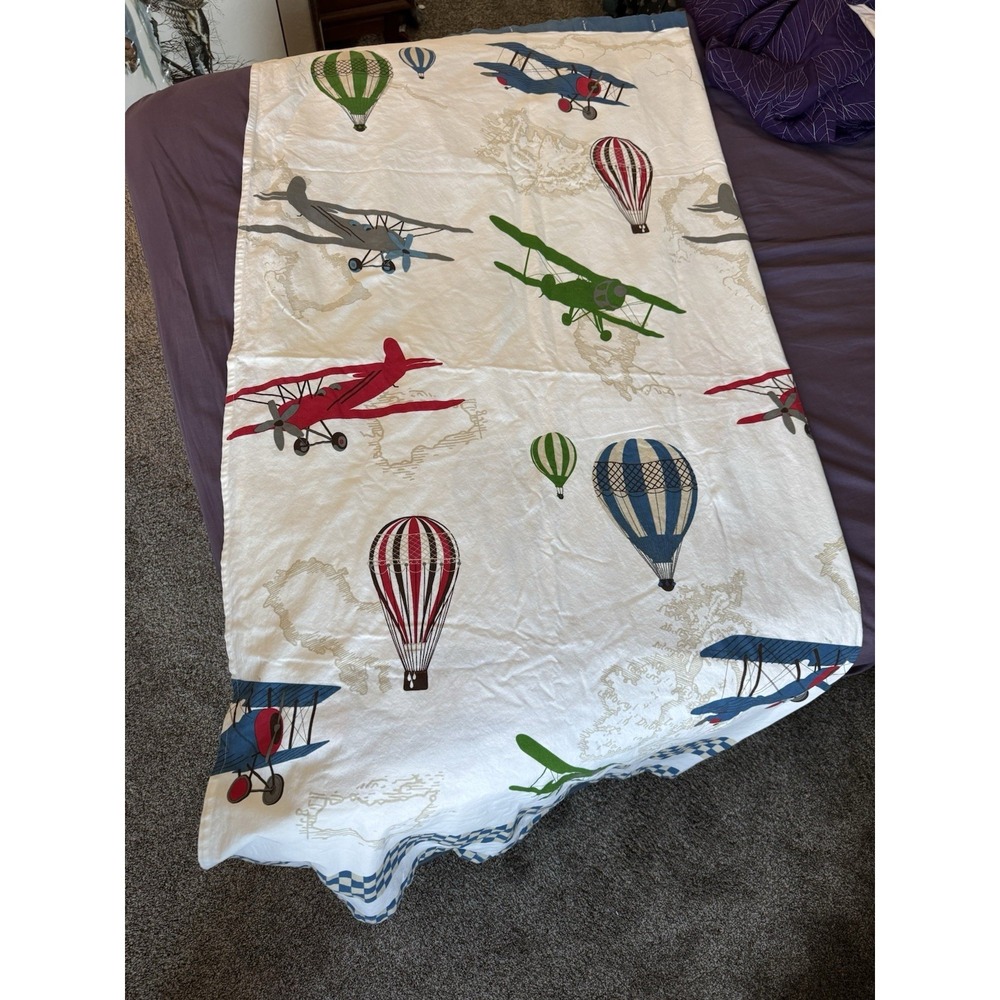 Old Airplanes Shower Curtain Bambini Cutter Material?